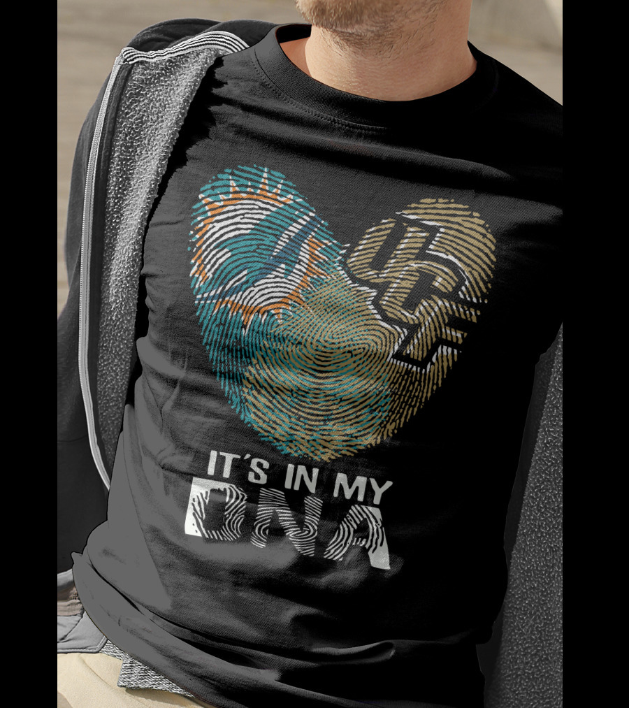 Miami Dolphins Ucf It's In My Dna T-Shirt