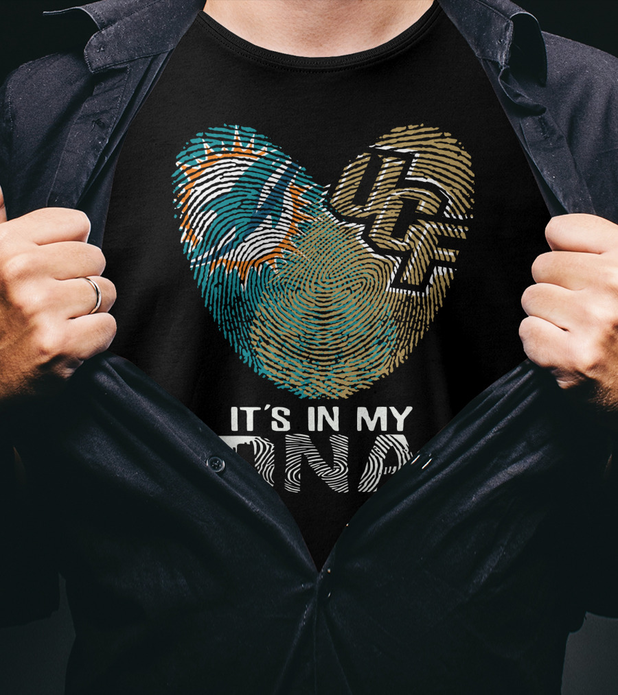 Miami Dolphins Ucf It's In My Dna T-Shirt
