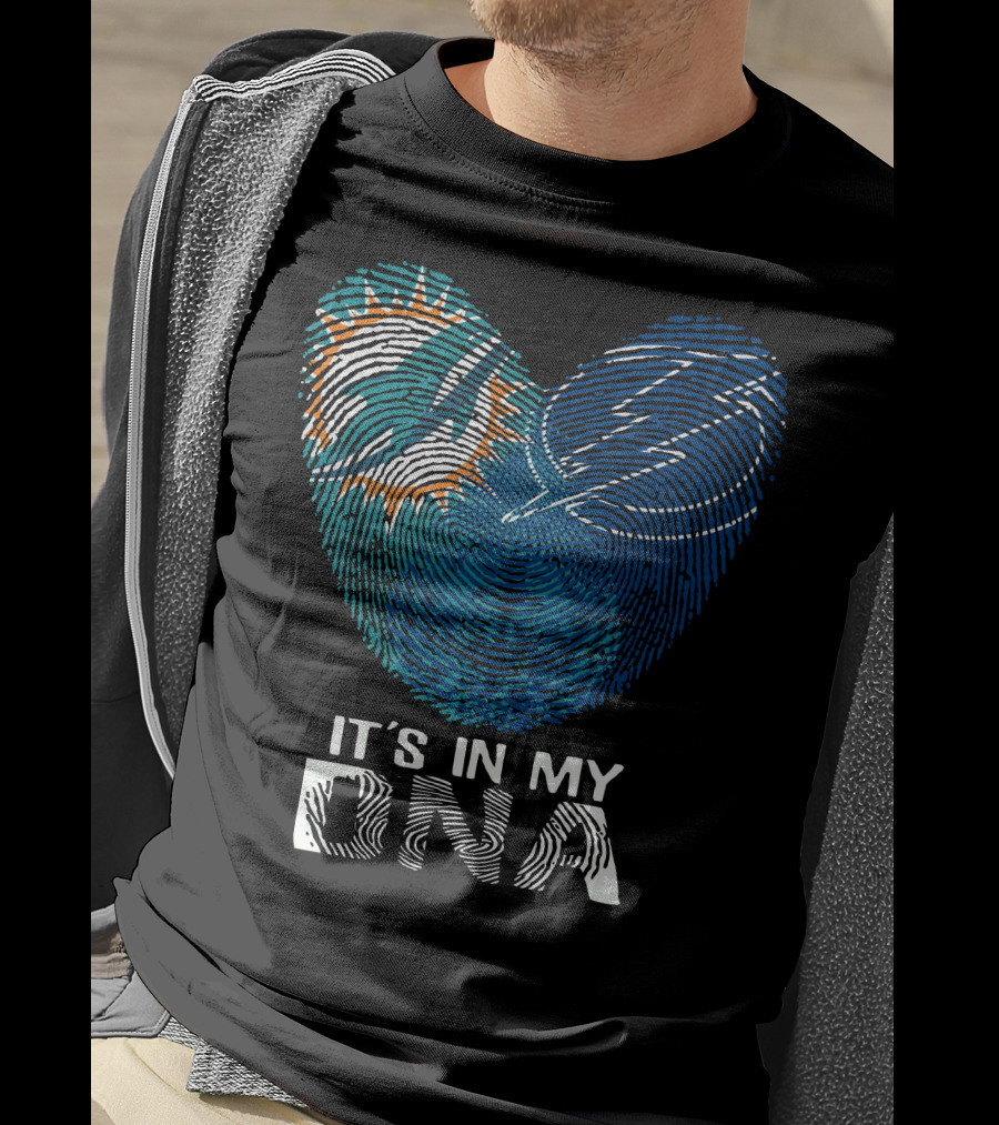 It's In My Dna Miami Dolphins T-Shirt