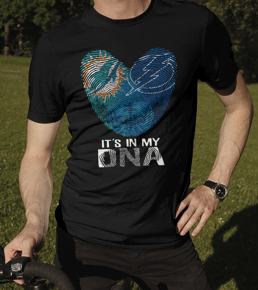 It's In My Dna Miami Dolphins T-Shirt