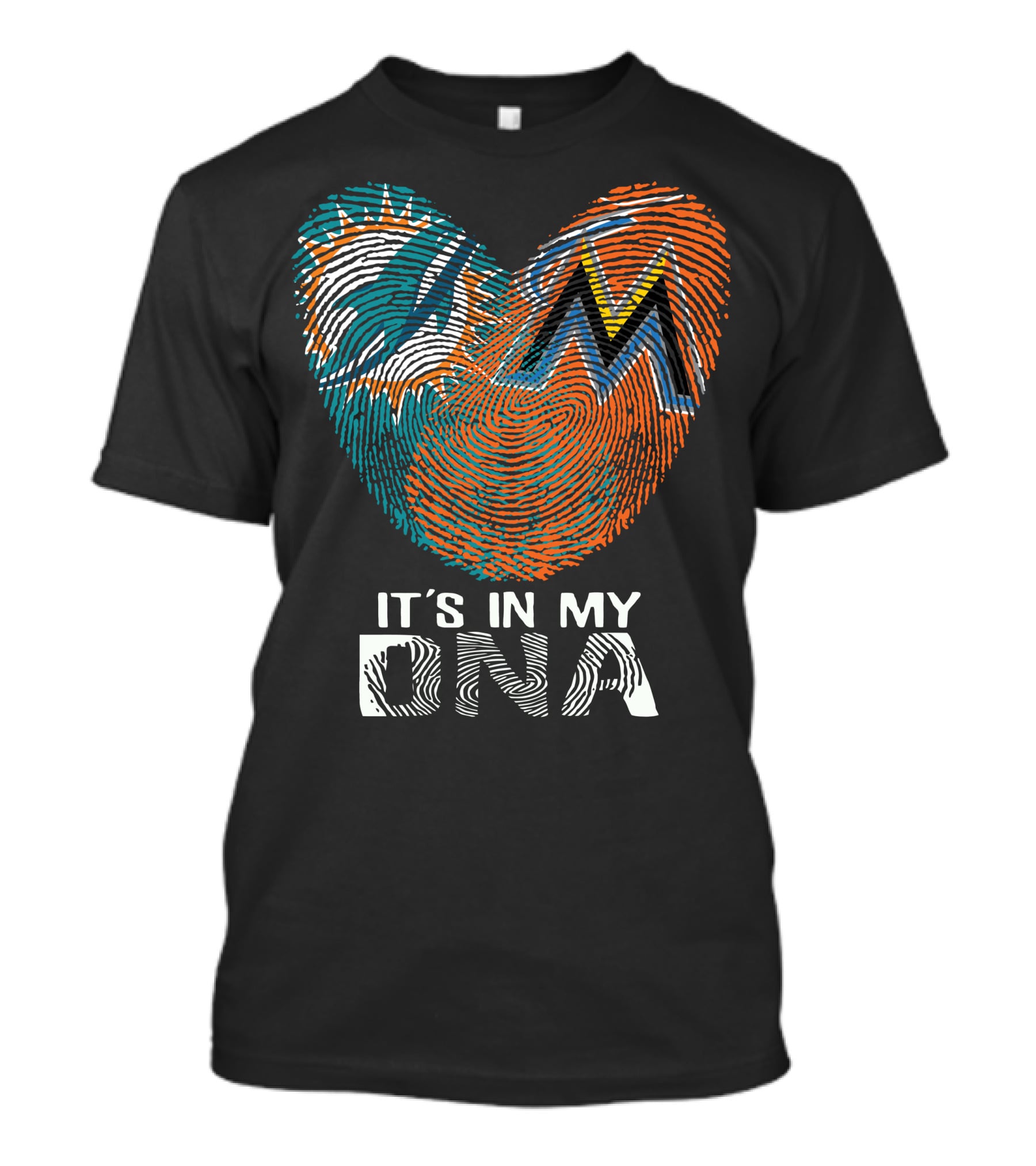Miami Dolphins Marlins It's In My Dna T-Shirt