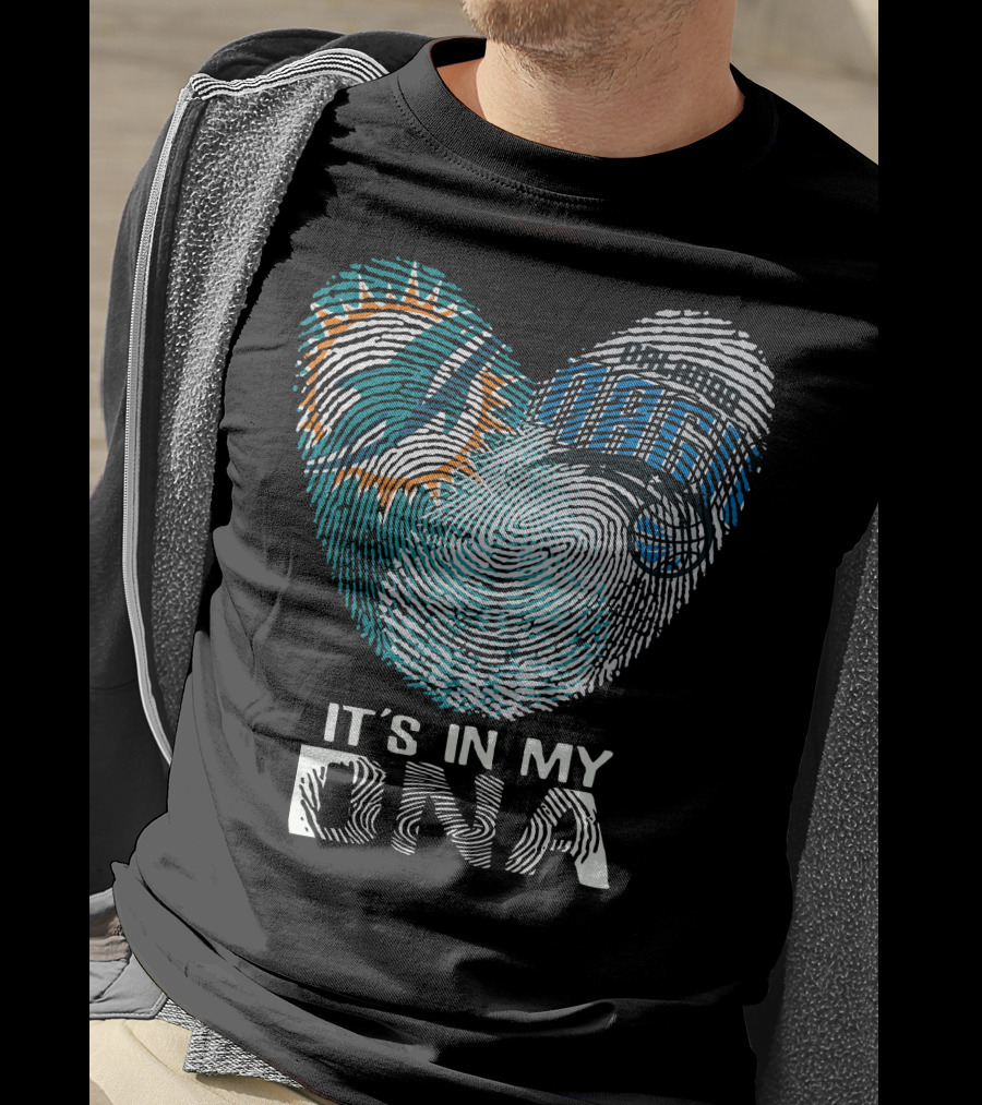Miami Dolphins Orlando Magic It's In My Dna T-Shirt