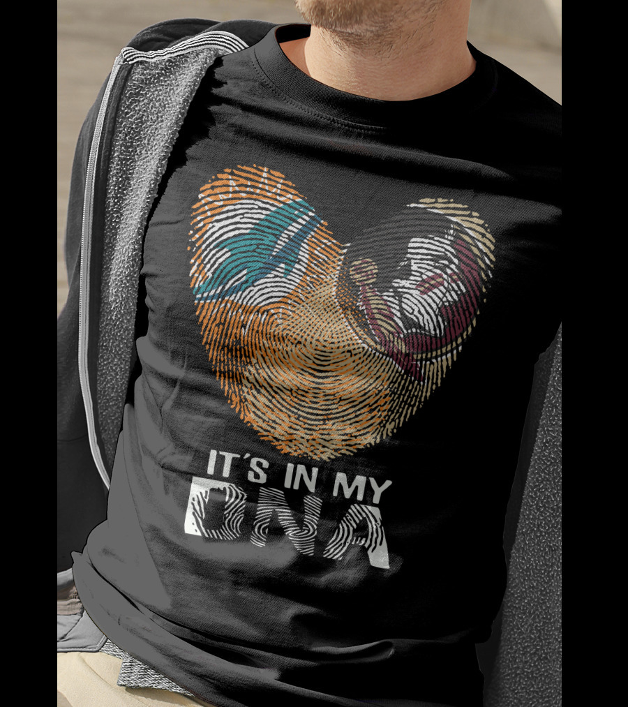 Miami Dolphins Seminoles It's In My Dna T-Shirt