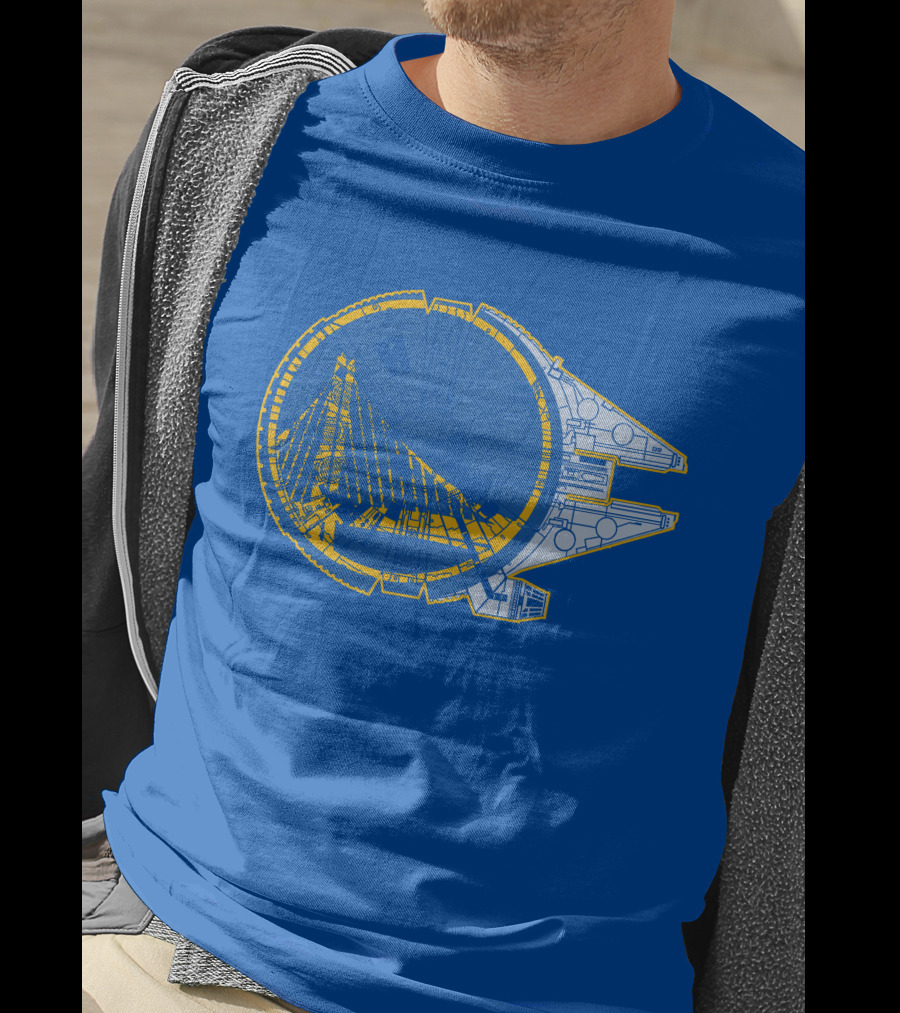 Golden State Warriors Millennium Falcon T-Shirt