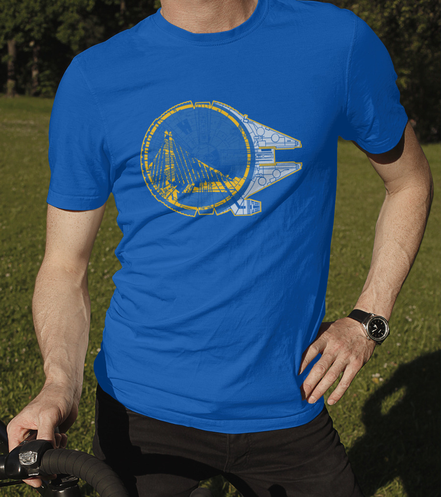 Golden State Warriors Millennium Falcon T-Shirt
