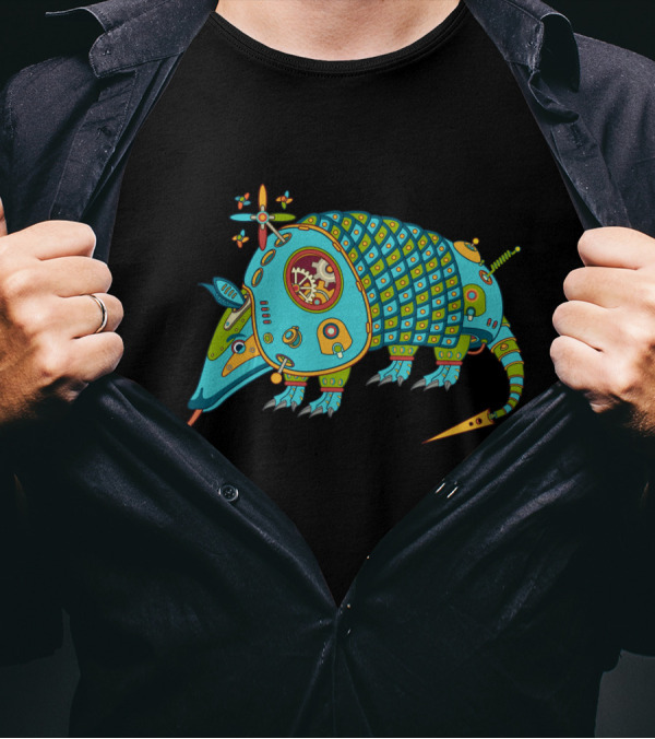 AlphaPod Armadillo Mechanized Animal T-Shirt