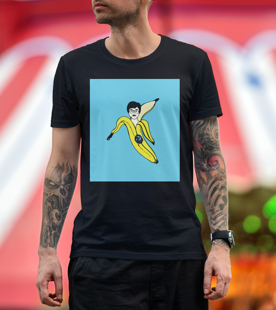 Papa Banana Dancing Banana Suit Retro Style Pop T-Shirt