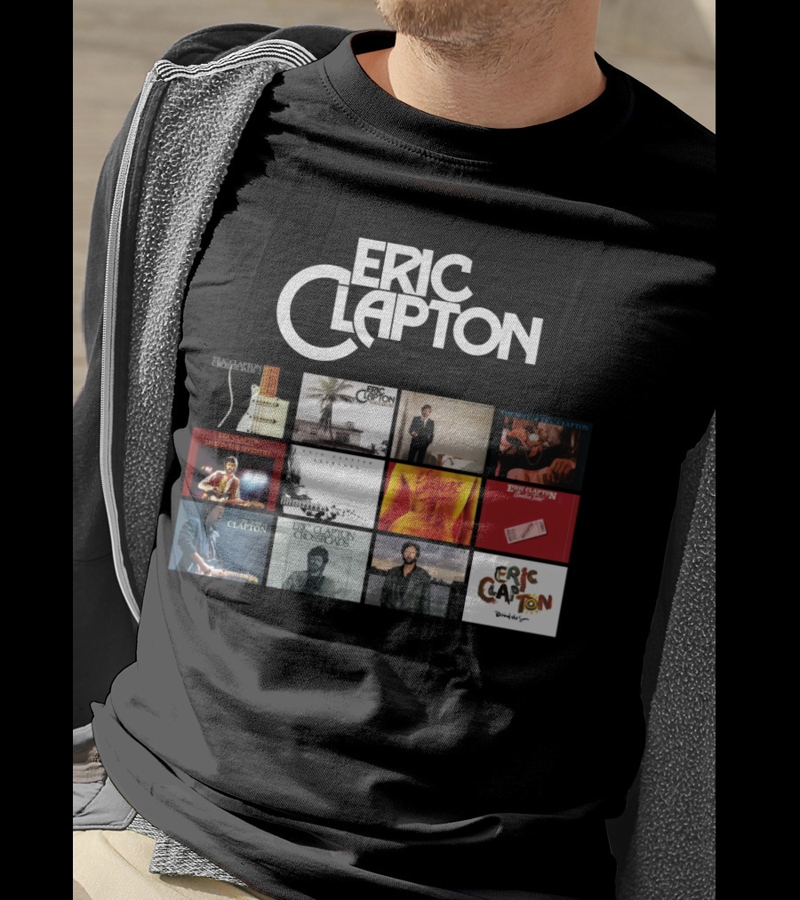 Eric Clapton Album Collection Essentials T-Shirt
