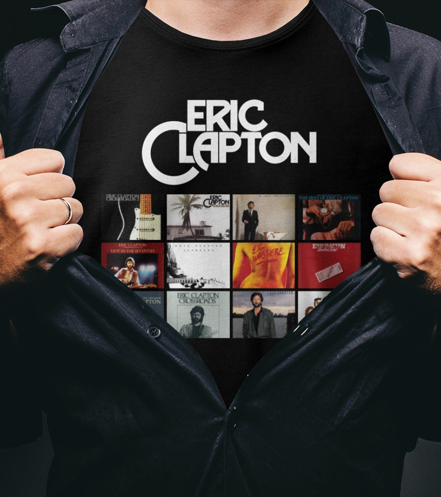 Eric Clapton Album Collection Essentials T-Shirt