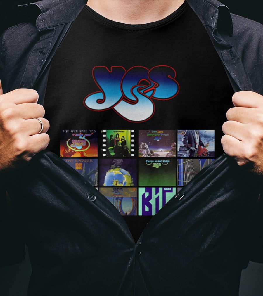 Yes Band Album Collection Highlights Classic Covers And Iconic T-Shirt