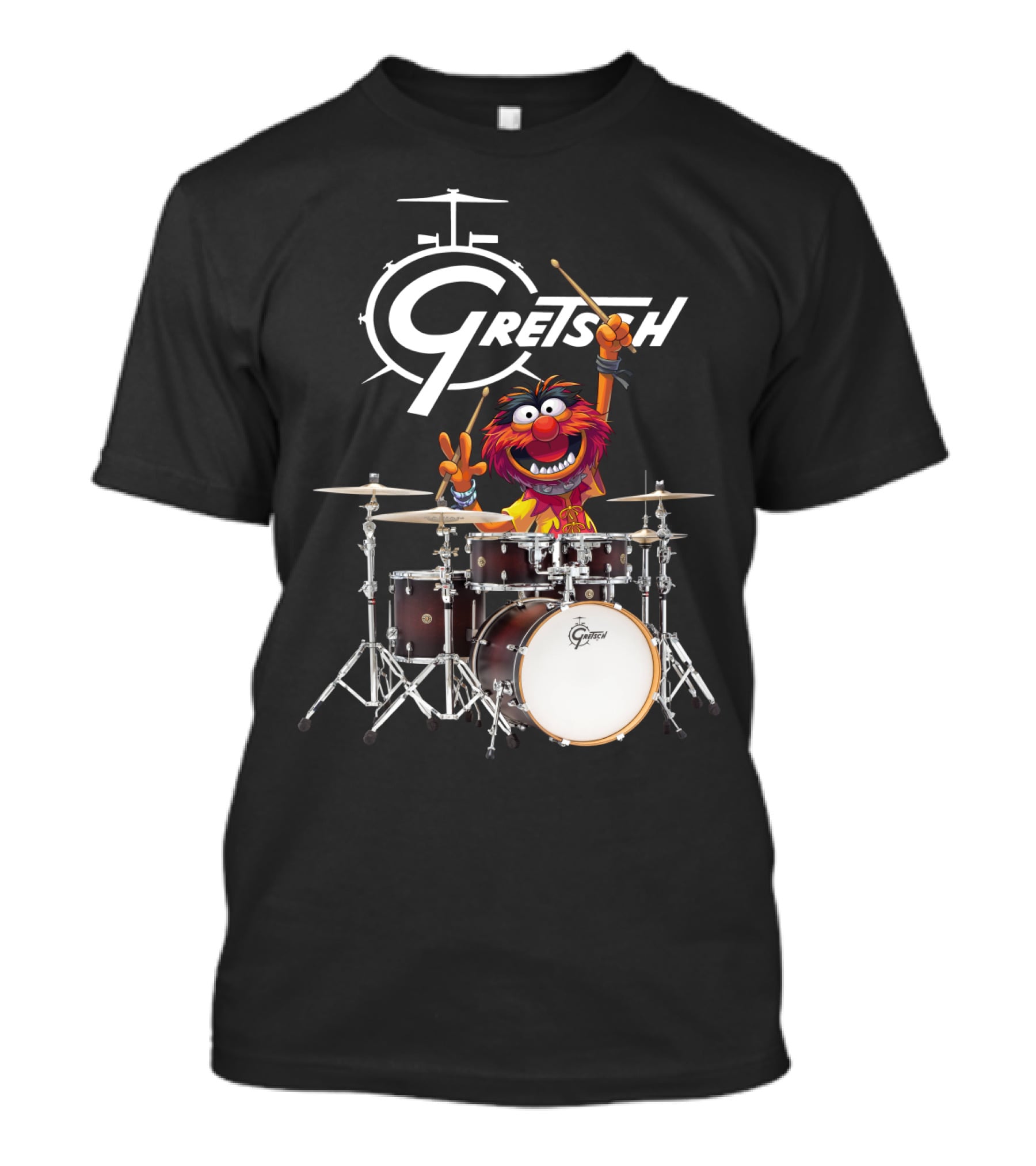 The Muppet Show Animal With Gretsch Drums T-Shirt
