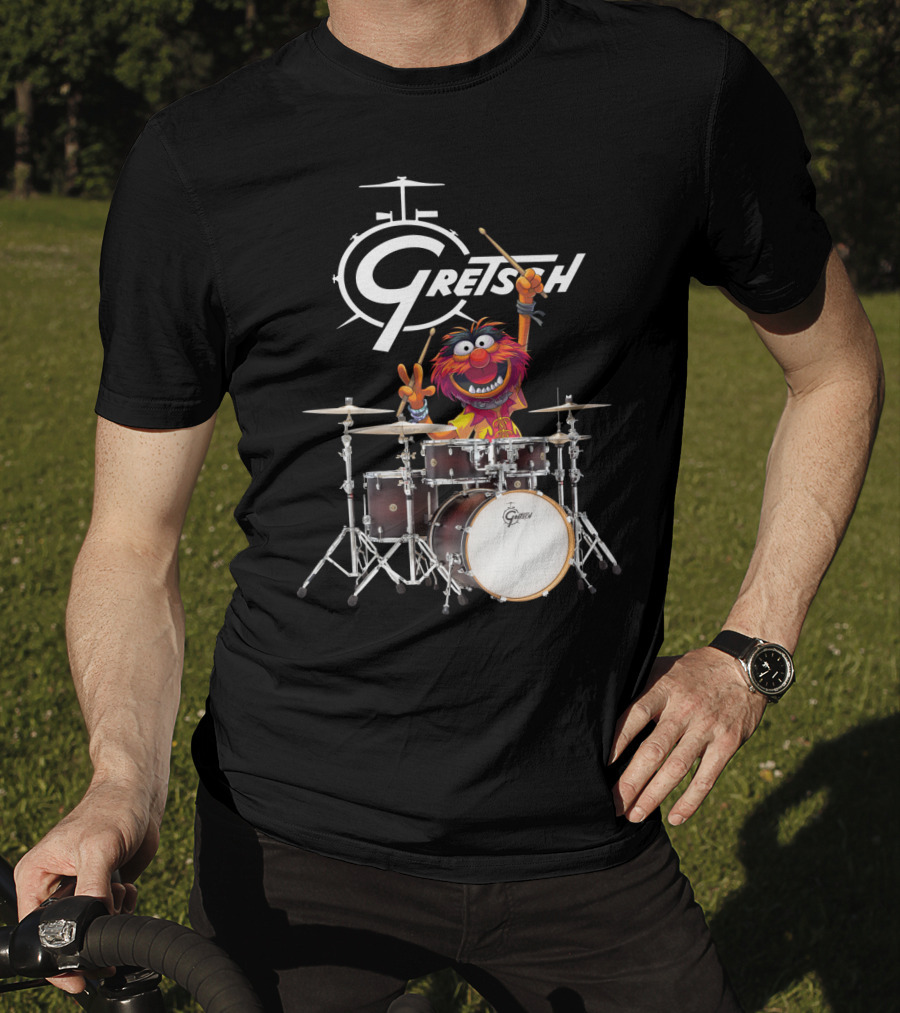 The Muppet Show Animal With Gretsch Drums T-Shirt
