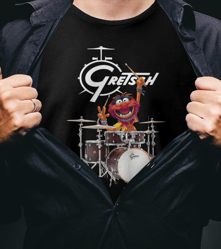The Muppet Show Animal With Gretsch Drums T-Shirt