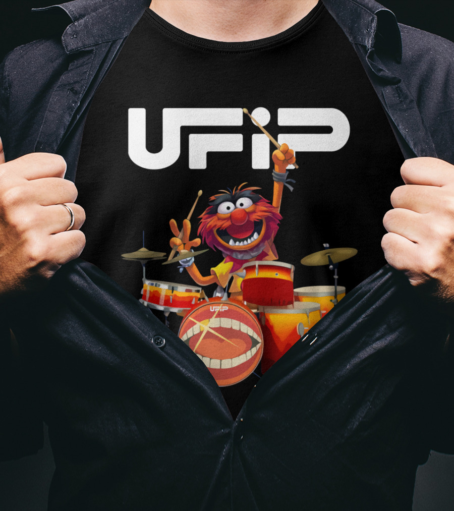 The Muppet Show Animal Playing Drums UFIP T-Shirt