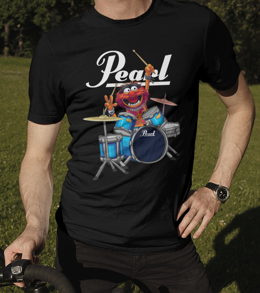 The Muppet Show Animal Drumming Pearl Drum Set T-Shirt