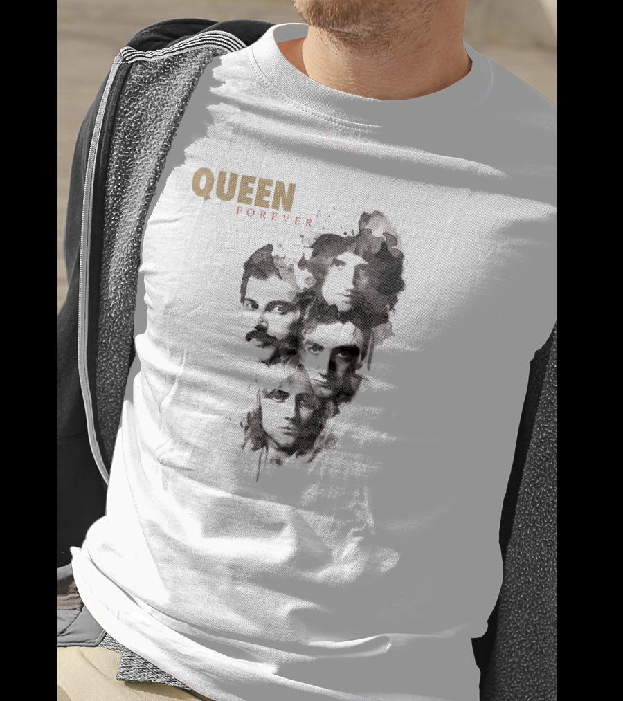 Queen Forever Band Faces Montage T-Shirt