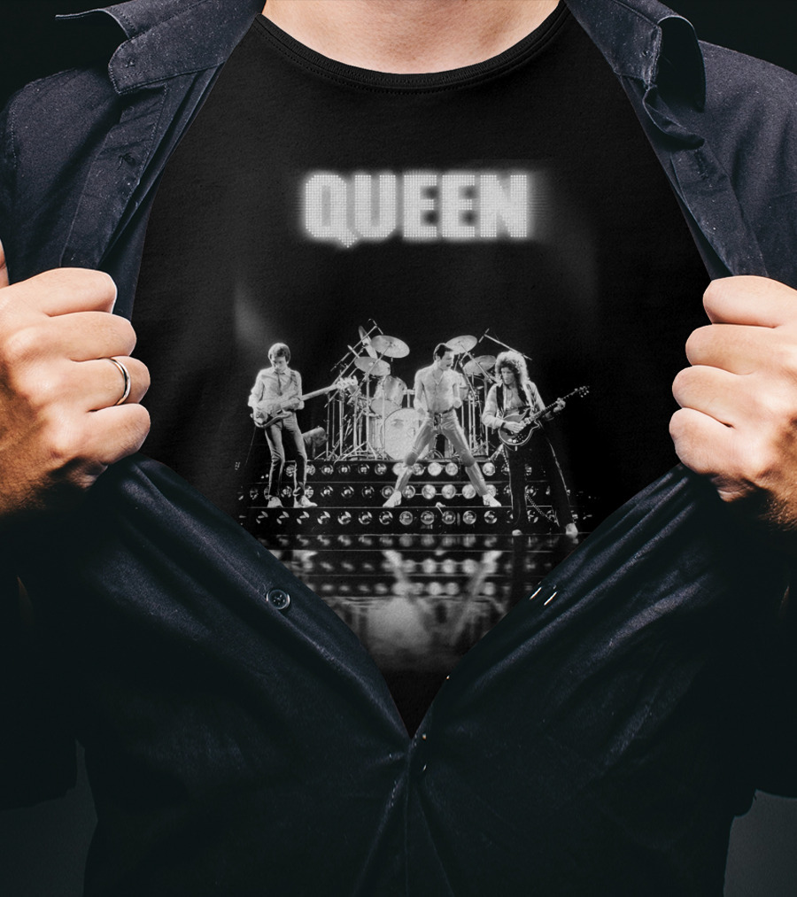 Queen Iconic Concert Stage Performance T-Shirt