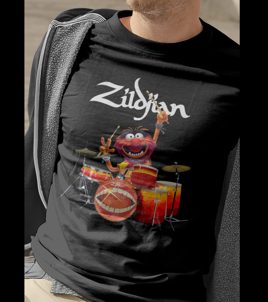 Zildjian Muppets Animal Drumming Enthusiast T-Shirt