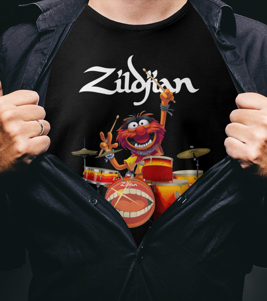 Zildjian Muppets Animal Drumming Enthusiast T-Shirt