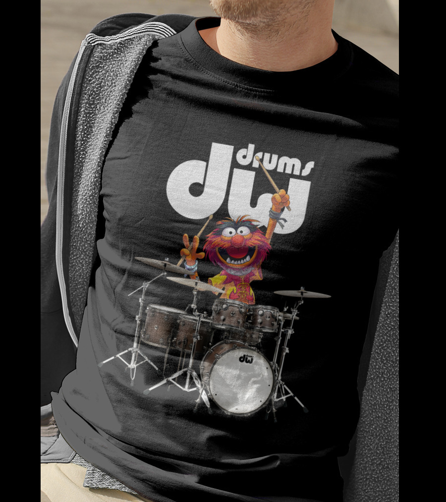 The Muppets Animal DW Drums T-Shirt