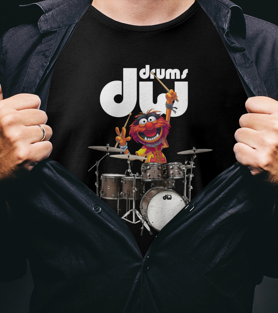 The Muppets Animal DW Drums T-Shirt