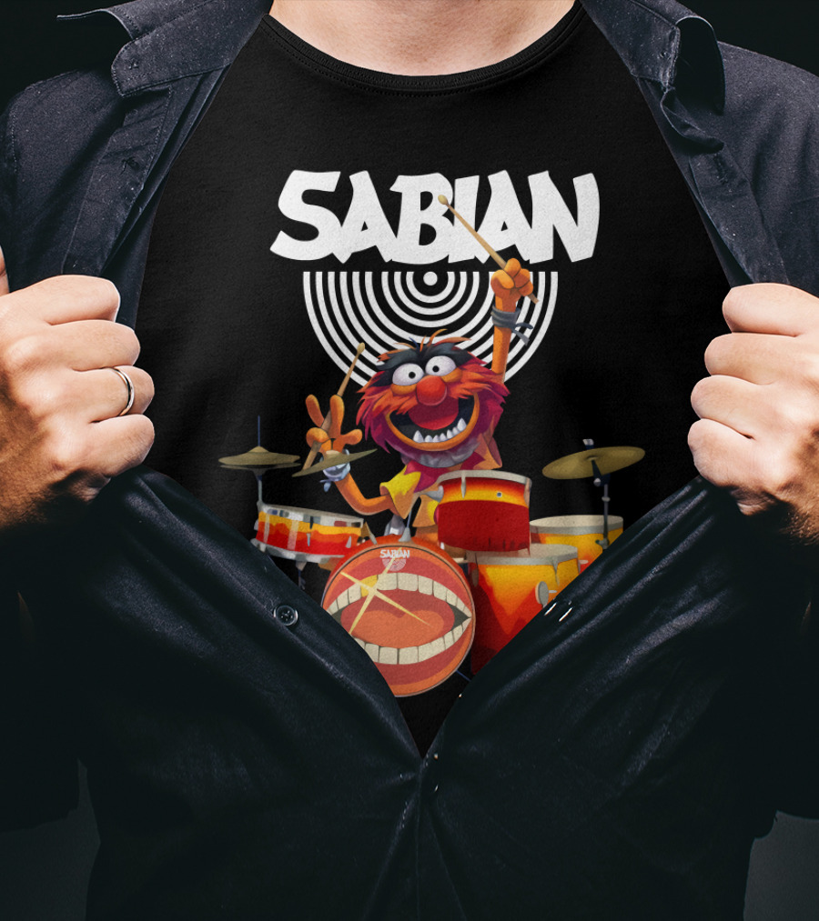The Muppets Animal Sabian Drums T-Shirt