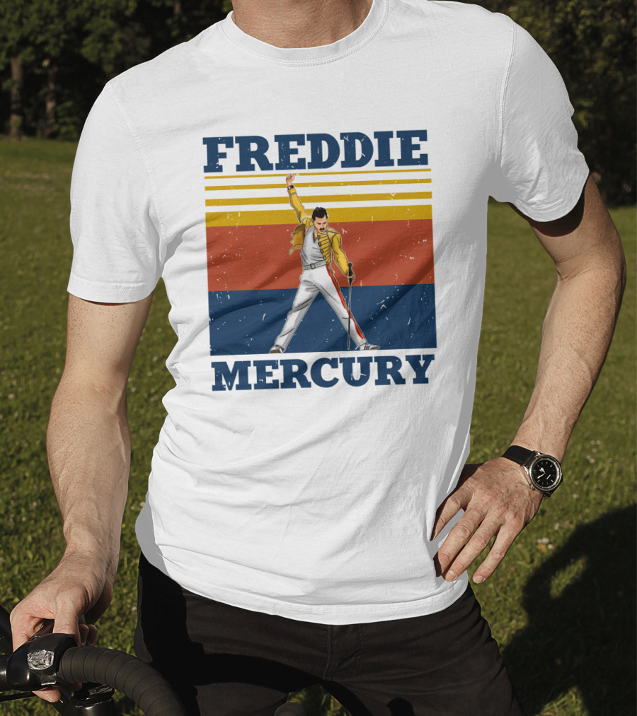 FREDDIE MERCURY Yellow Jacket T-Shirt