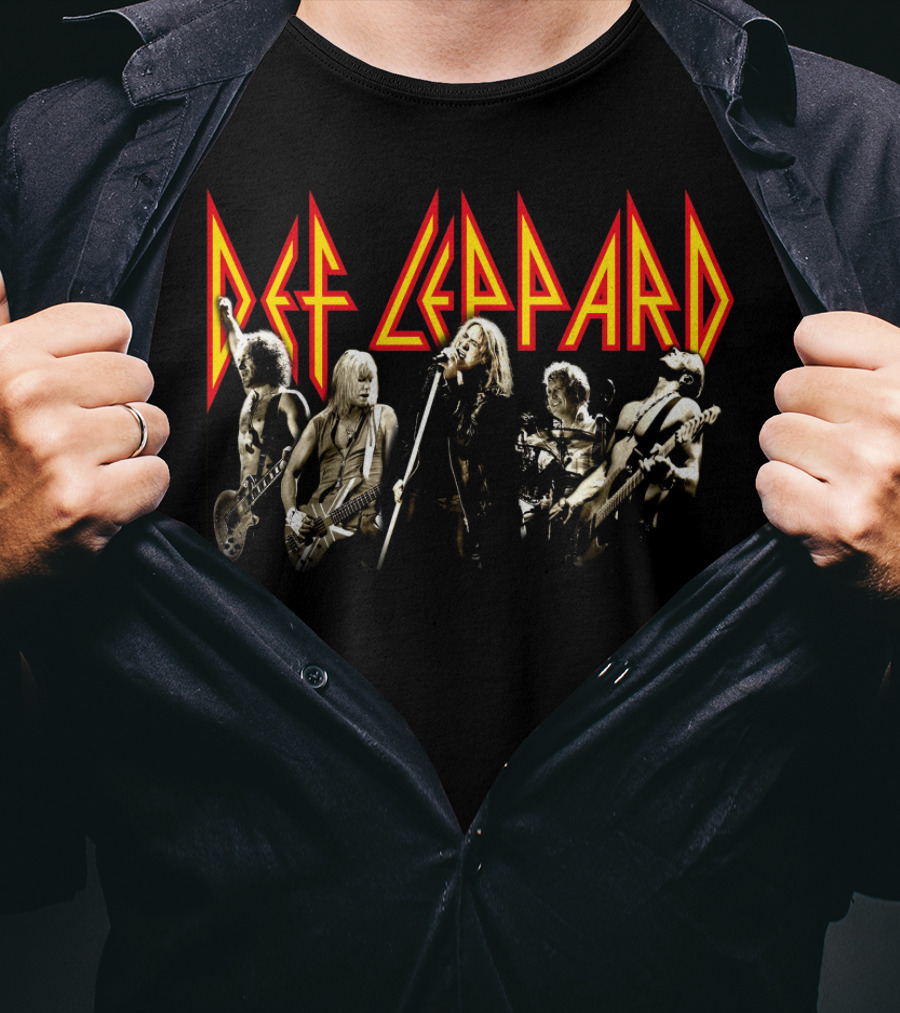 Def Leppard Band Members Performing T-Shirt