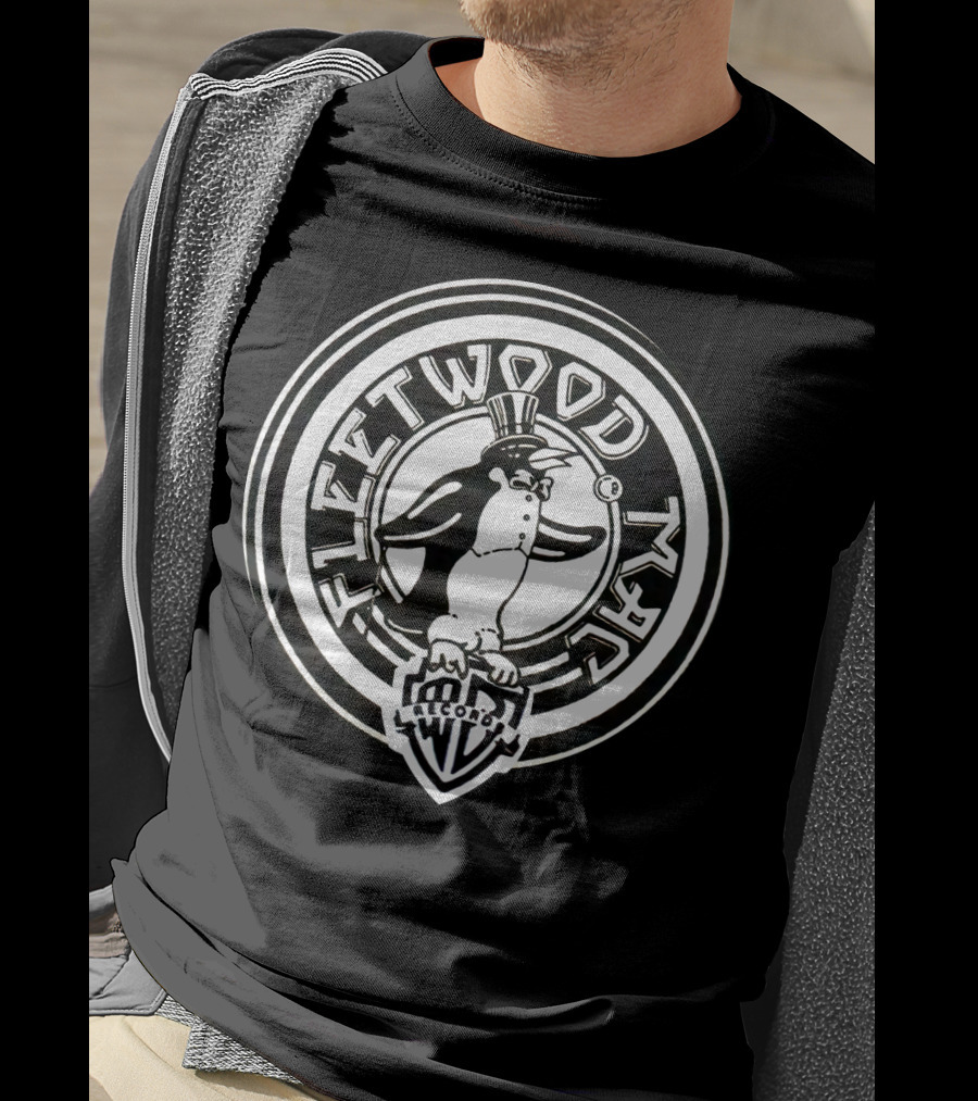 Fleetwood Mac Warner Bros Records Penguin T-Shirt