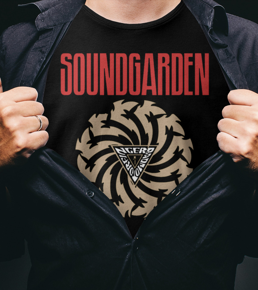 Soundgarden Badge Black Hole Sun Aesthetics T-Shirt