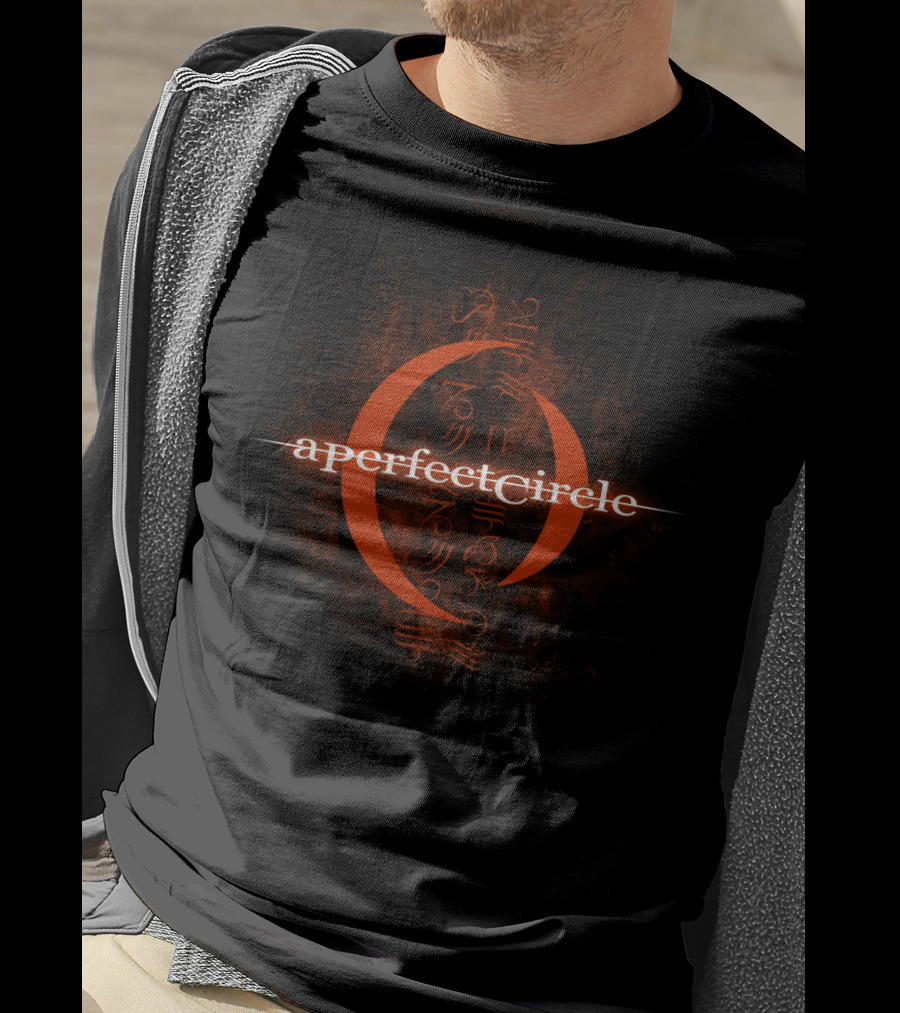 Aperfect Circle Band Logo Red Eclipse T-Shirt