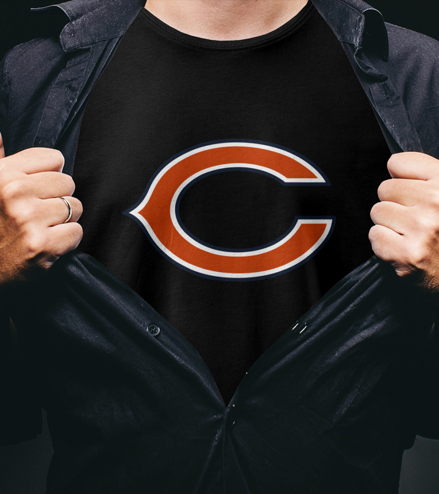 Chicago Bears Iconic Orange C T-Shirt