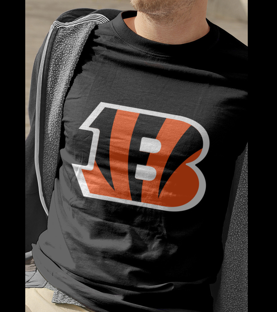 Cincinnati Bengals Striped B T-Shirt