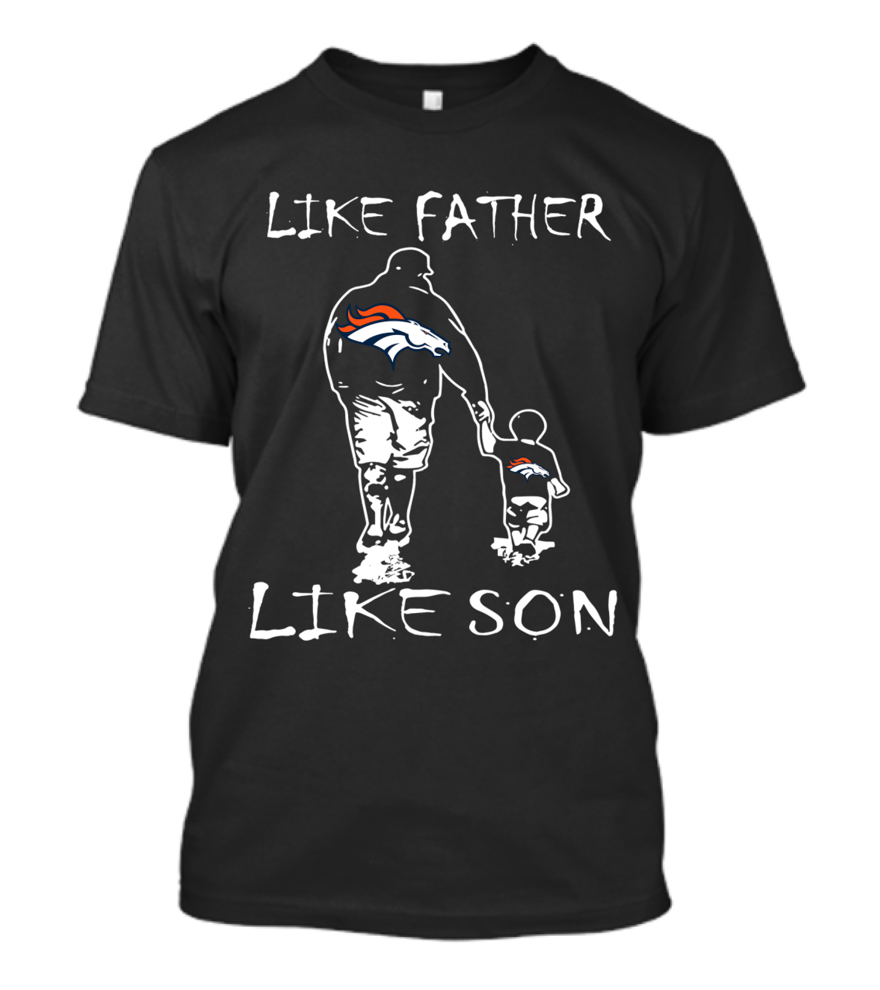 Like Father Like Son Denver Broncos Iconic T-Shirt