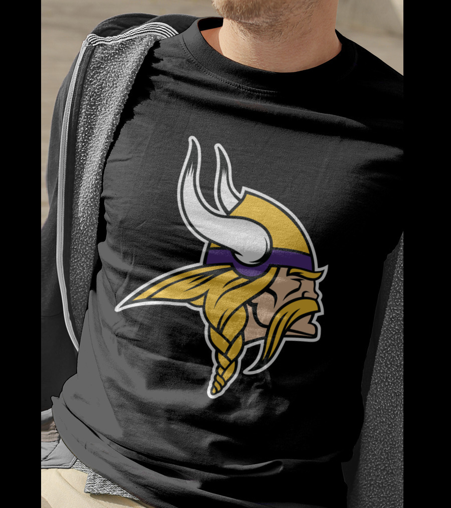 Minnesota Vikings Viking Head T-Shirt