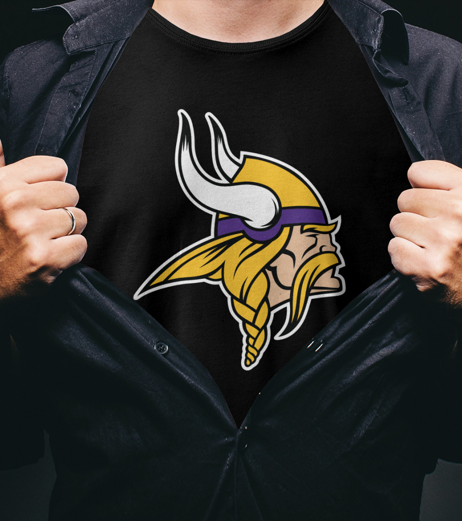 Minnesota Vikings Viking Head T-Shirt