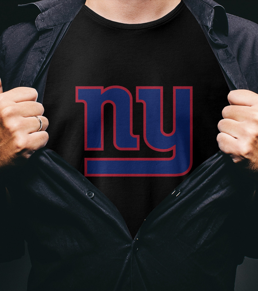 New York Giants Classic Blue And Red T-Shirt