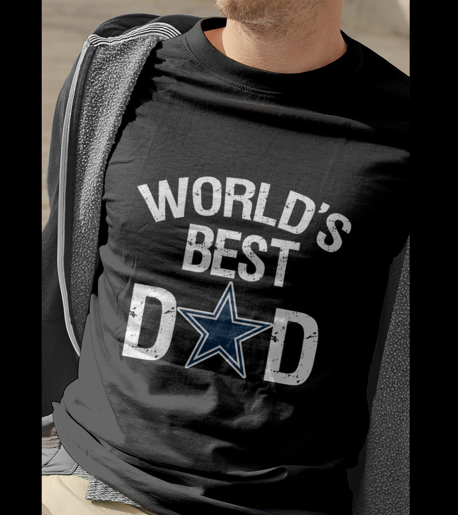 World's Best Dad Dallas Cowboys Father's Day T-Shirt
