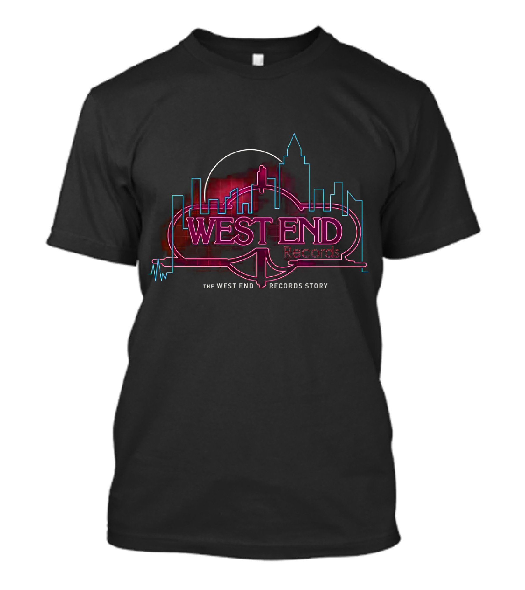West End Records The West End Records Story City Skyline T-Shirt