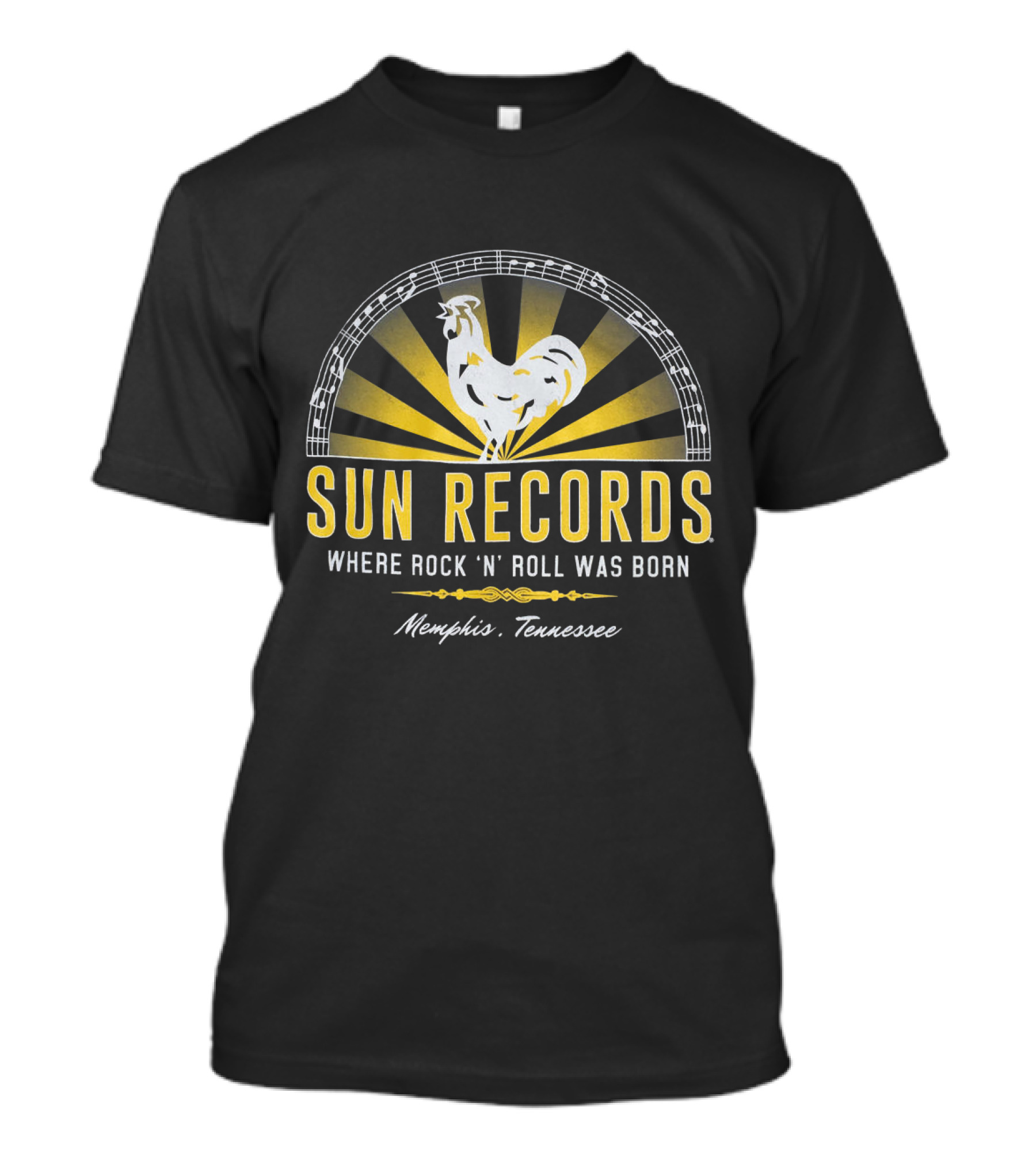 SUN RECORDS Where Rock 'N' Roll Was Born Memphis Tennessee T-Shirt