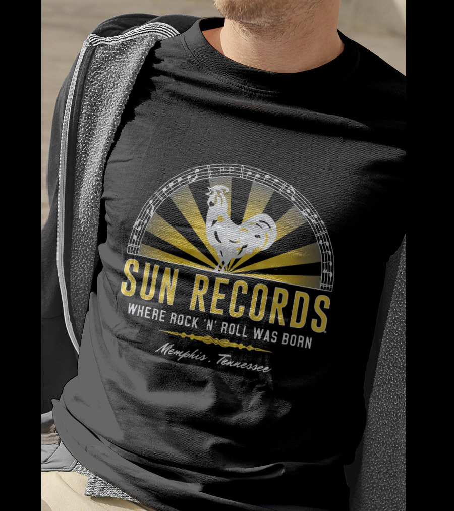 SUN RECORDS Where Rock 'N' Roll Was Born Memphis Tennessee T-Shirt