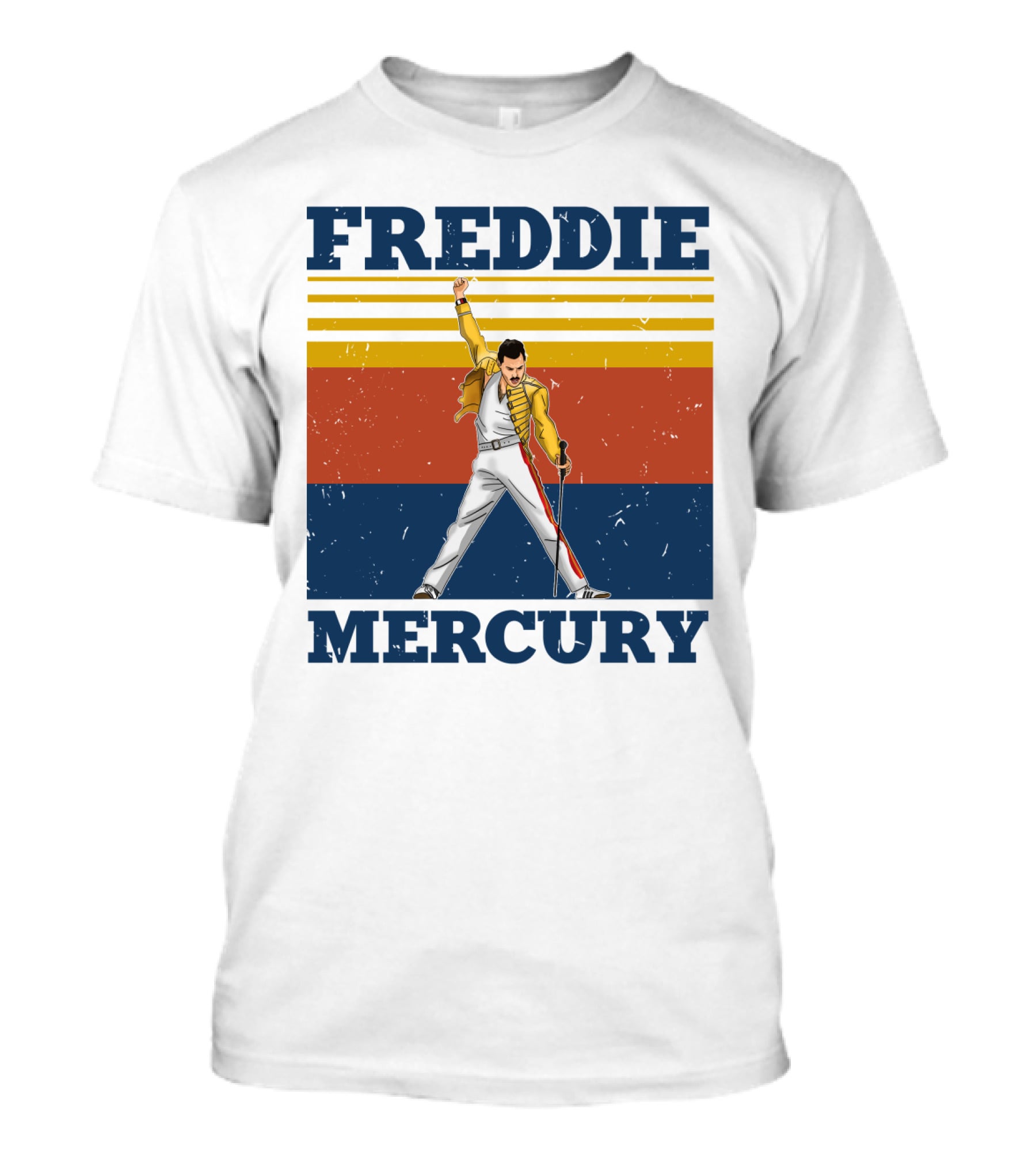 Freddie Mercury Retro Style Iconic Pose T-Shirt