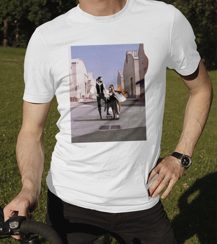 Rumours Wish You Were Here Pink Floyd Fleetwood Mac Vintage Fusion T-Shirt