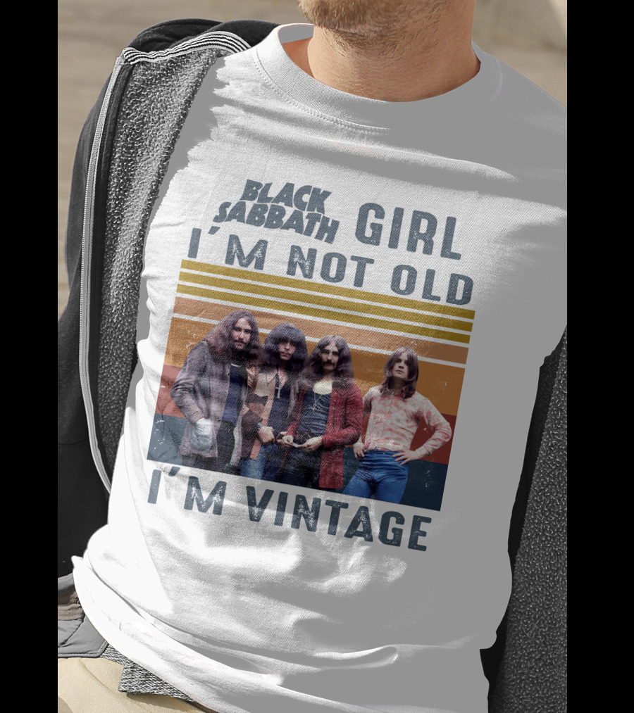 Black Sabbath Girl I'm Not Old I'm Vintage T-Shirt
