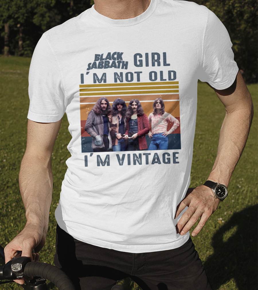 Black Sabbath Girl I'm Not Old I'm Vintage T-Shirt