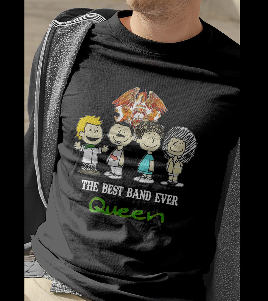 The Best Band Ever Queen Peanuts Snoopy And Friends T-Shirt