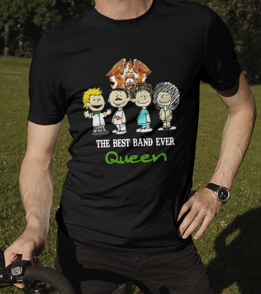 The Best Band Ever Queen Peanuts Snoopy And Friends T-Shirt