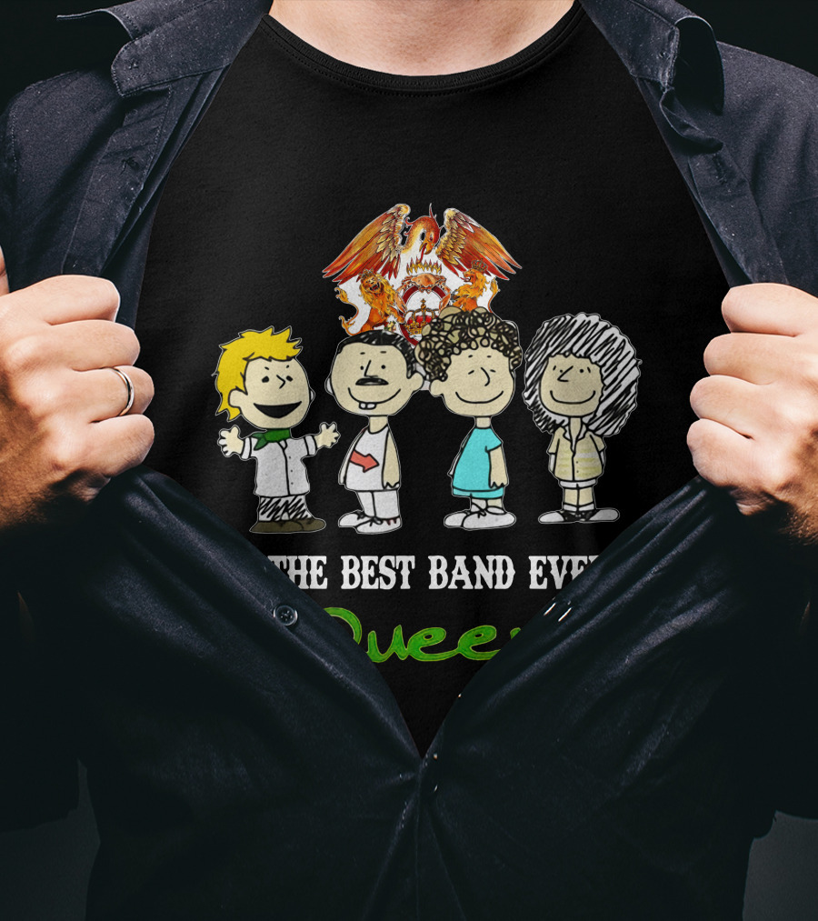 The Best Band Ever Queen Peanuts Snoopy And Friends T-Shirt