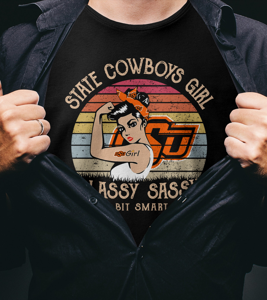 State Cowboys Girl Classy Sassy And A Bit Smart Assy T-Shirt