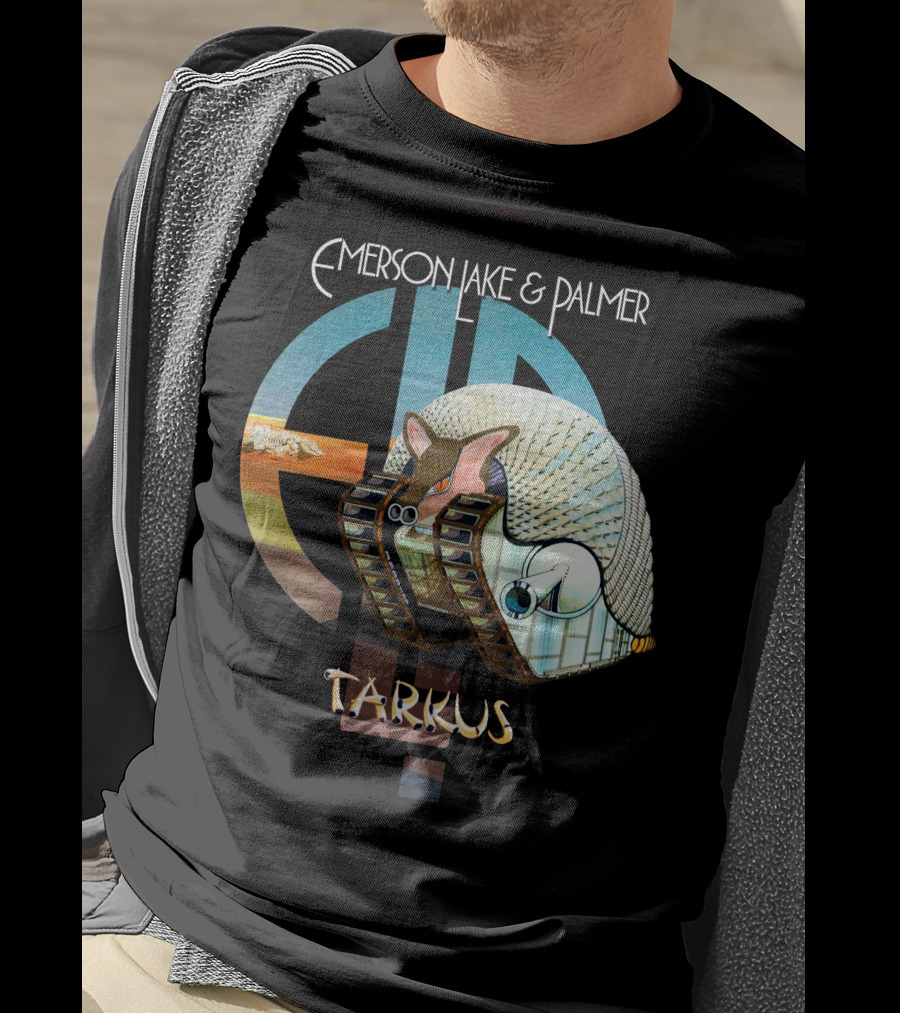 Emerson Lake And Palmer Tarkus Armadillo Tank T-Shirt
